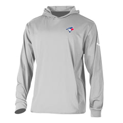 Gray Toronto Blue Jays Columbia Long Drive Pullover Hoodie