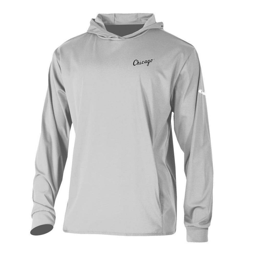 Gray Chicago White Sox Columbia Long Drive Pullover Hoodie