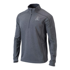 Gray Arizona Diamondbacks Columbia Omni-Wick Shotgun Quarter-Zip Pullover
