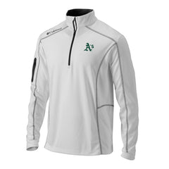 White Athletics Columbia Omni-Wick Shotgun Quarter-Zip Pullover