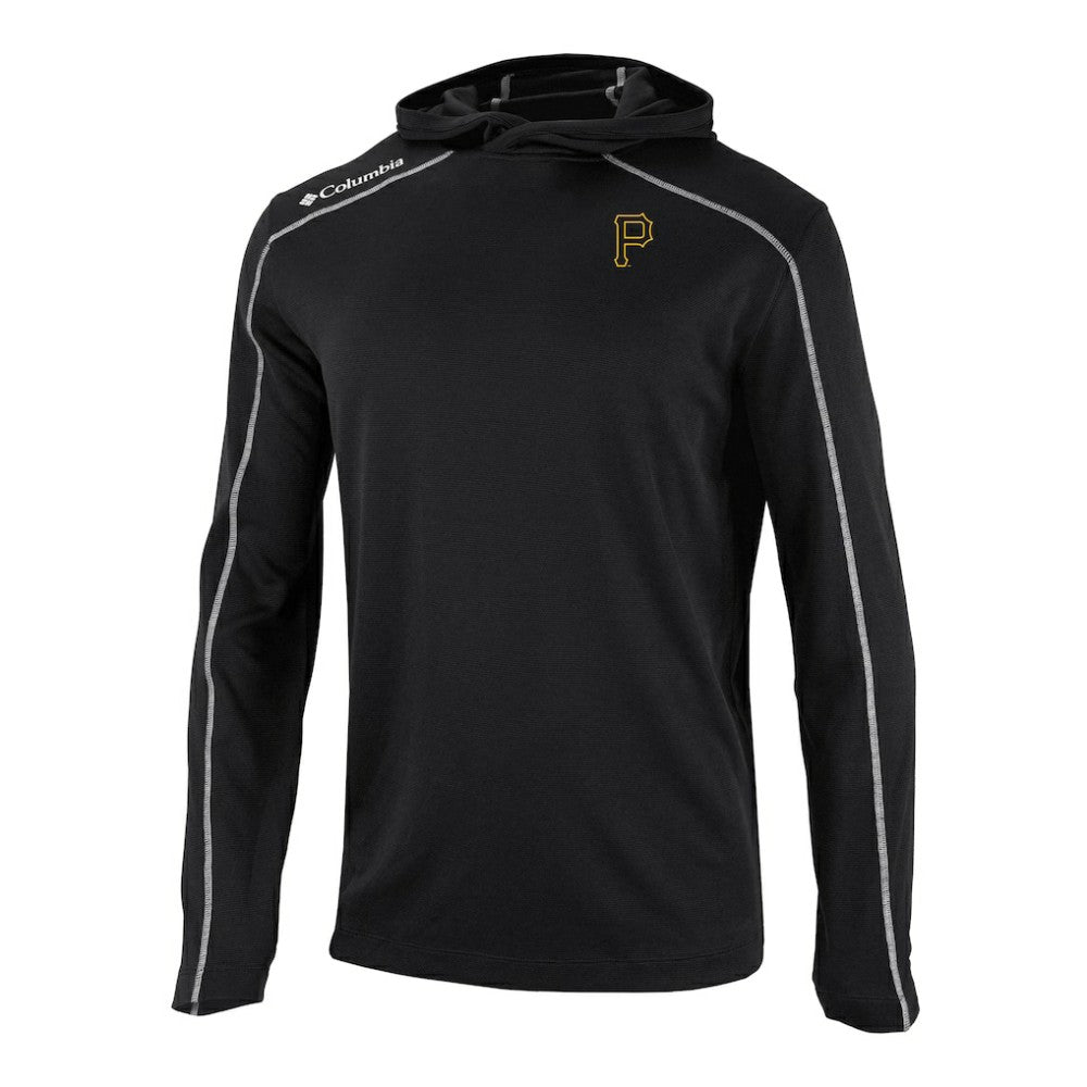 Black Pittsburgh Pirates Columbia Omni-Wick Shotgun Pullover Hoodie