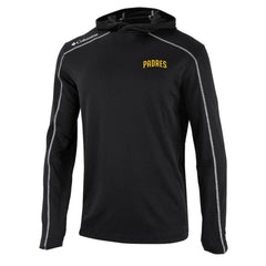Black San Diego Padres Columbia Omni-Wick Shotgun Pullover Hoodie