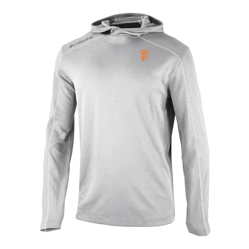 Gray San Francisco Giants Columbia Omni-Wick Shotgun Pullover Hoodie