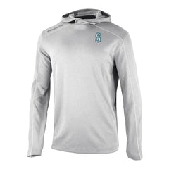 Gray Seattle Mariners Columbia Omni-Wick Shotgun Pullover Hoodie