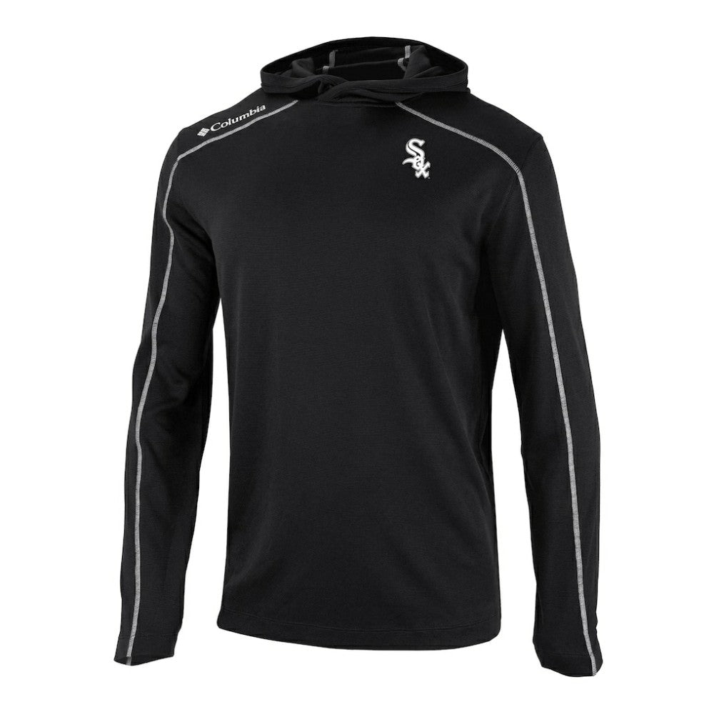Black Chicago White Sox Columbia Omni-Wick Shotgun Pullover Hoodie
