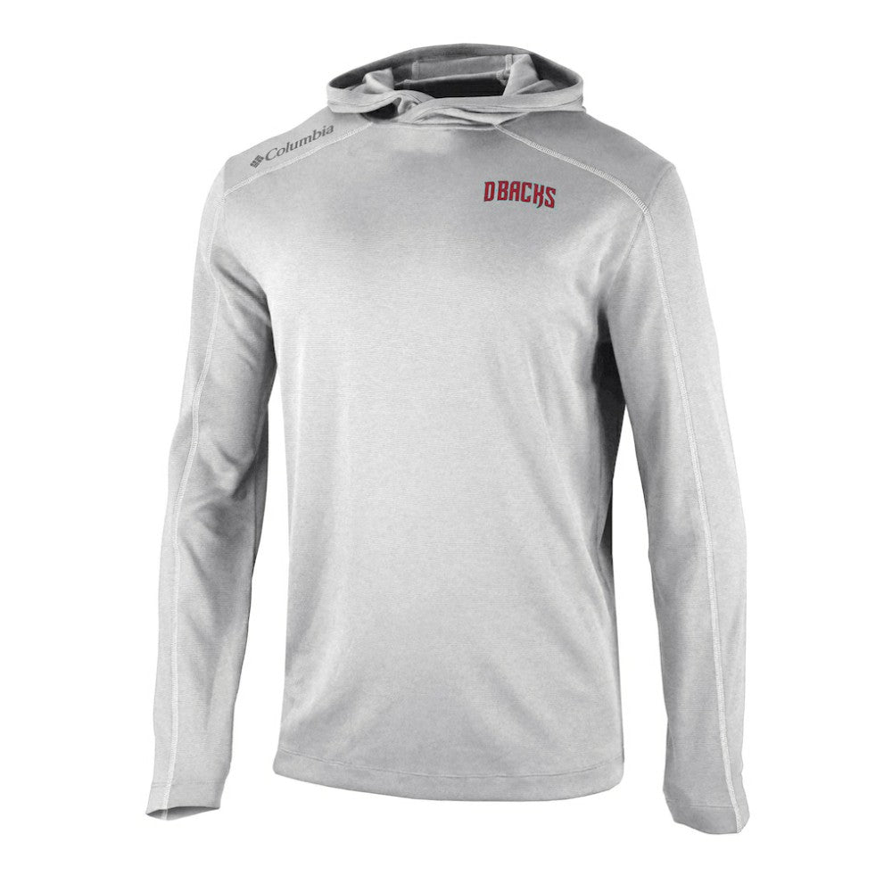 Gray Arizona Diamondbacks Columbia Omni-Wick Shotgun Pullover Hoodie