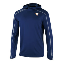 Navy Houston Astros Columbia Omni-Wick Shotgun Pullover Hoodie