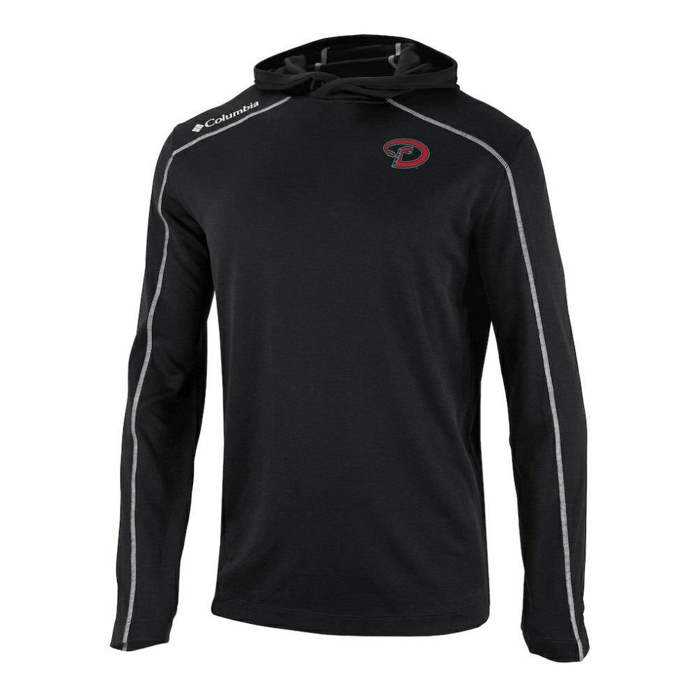 Black Arizona Diamondbacks Columbia Omni-Wick Shotgun Pullover Hoodie