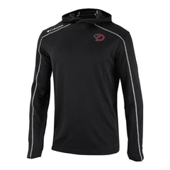 Black Arizona Diamondbacks Columbia Omni-Wick Shotgun Pullover Hoodie