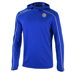 Royal Chicago Cubs Columbia Omni-Wick Shotgun Pullover Hoodie