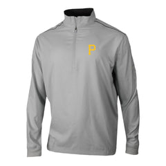 Gray Pittsburgh Pirates Columbia Omni-Wick Bogey's Paradise Quarter-Zip Pullover