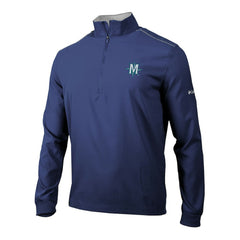 Navy Seattle Mariners Columbia Omni-Wick Bogey's Paradise Quarter-Zip Pullover