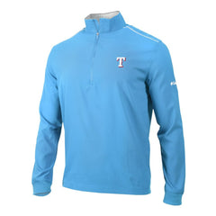 Light Blue Texas Rangers Columbia Omni-Wick Bogey's Paradise Quarter-Zip Pullover