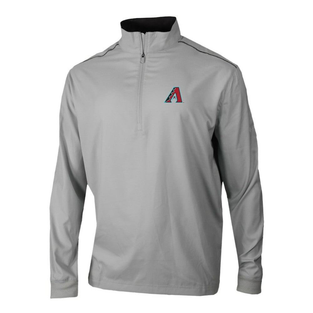 Gray Arizona Diamondbacks Columbia Omni-Wick Bogey's Paradise Quarter-Zip Pullover