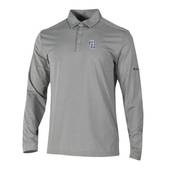 Gray Colorado Rockies Columbia Omni-Wick Pin High Long Sleeve Polo