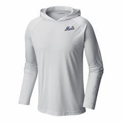 White New York Mets Columbia Terminal Tackle Omni-Shade Pullover Hoodie