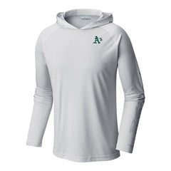 White Athletics Columbia Terminal Tackle Omni-Shade Pullover Hoodie