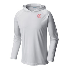 White Boston Red Sox Columbia Terminal Tackle Omni-Shade Pullover Hoodie