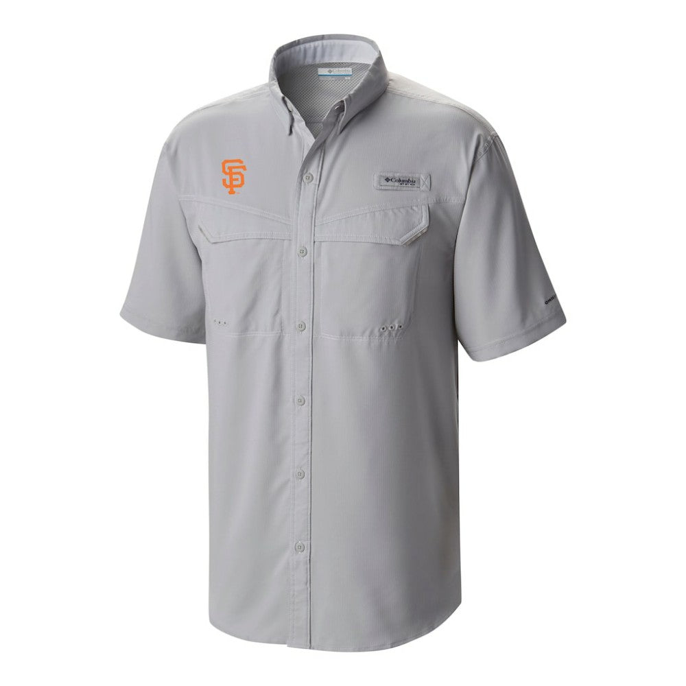 Gray San Francisco Giants Columbia Omni-Wick Low Drag Offshore Button-Up Shirt