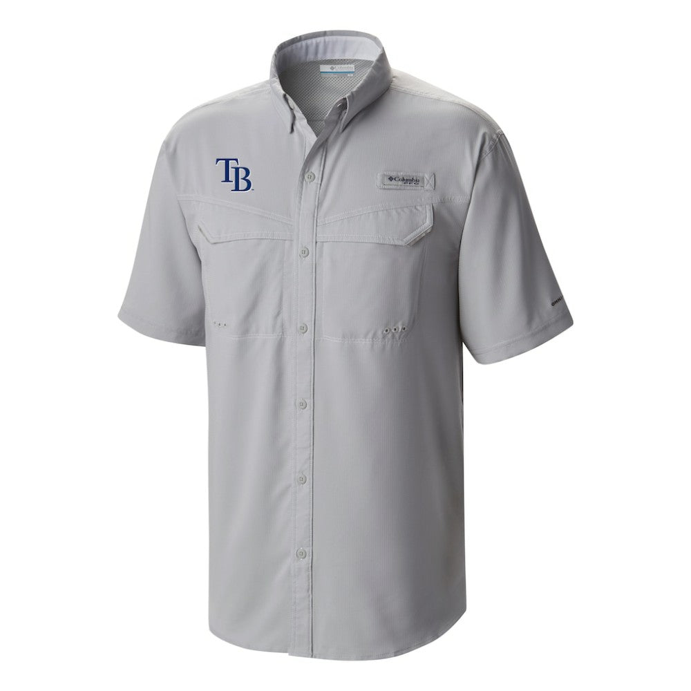 Gray Tampa Bay Rays Columbia Omni-Wick Low Drag Offshore Button-Up Shirt