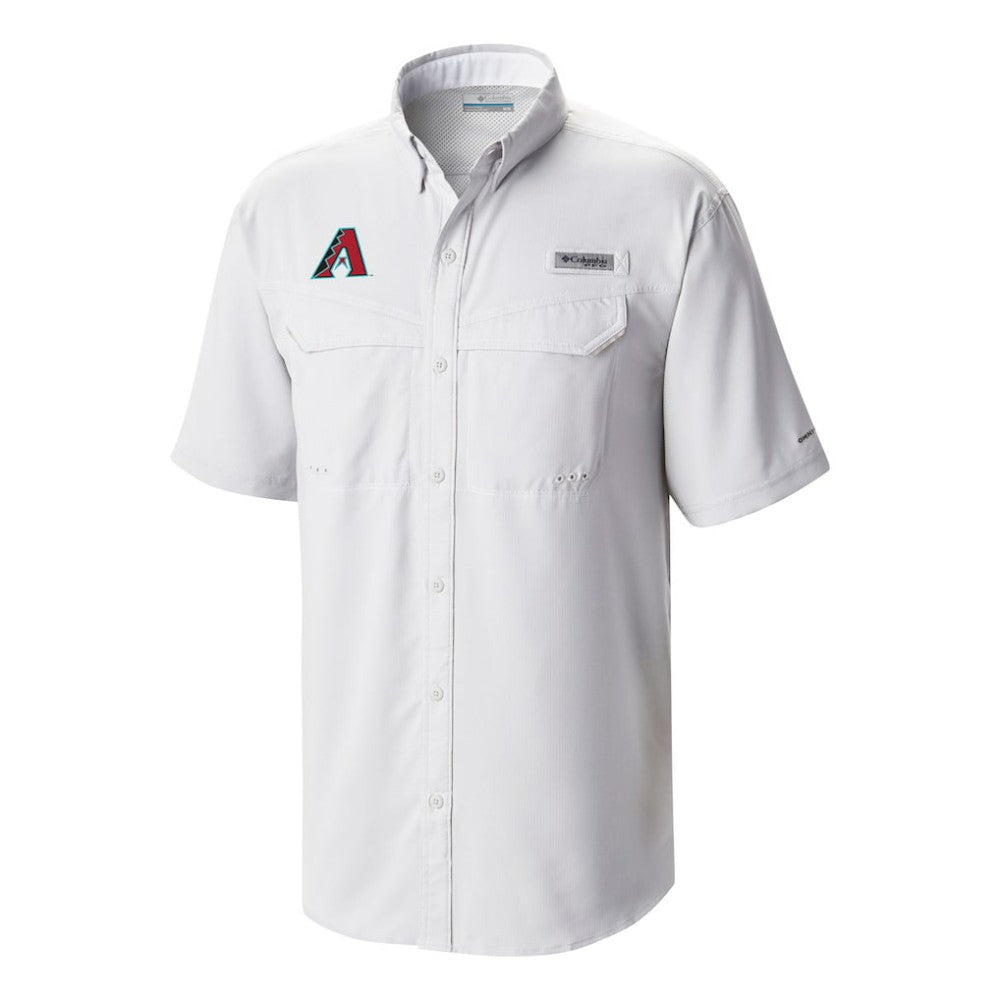 White Arizona Diamondbacks Columbia Omni-Wick Low Drag Offshore Button-Up Shirt