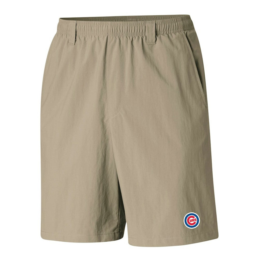 Tan Chicago Cubs Columbia PFG Backcast III Water Shorts