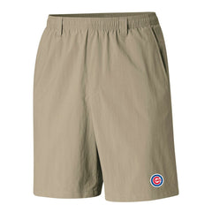 Tan Chicago Cubs Columbia PFG Backcast III Water Shorts