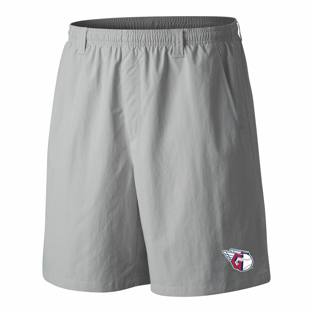 Gray Cleveland Guardians Columbia PFG Backcast III Water Shorts