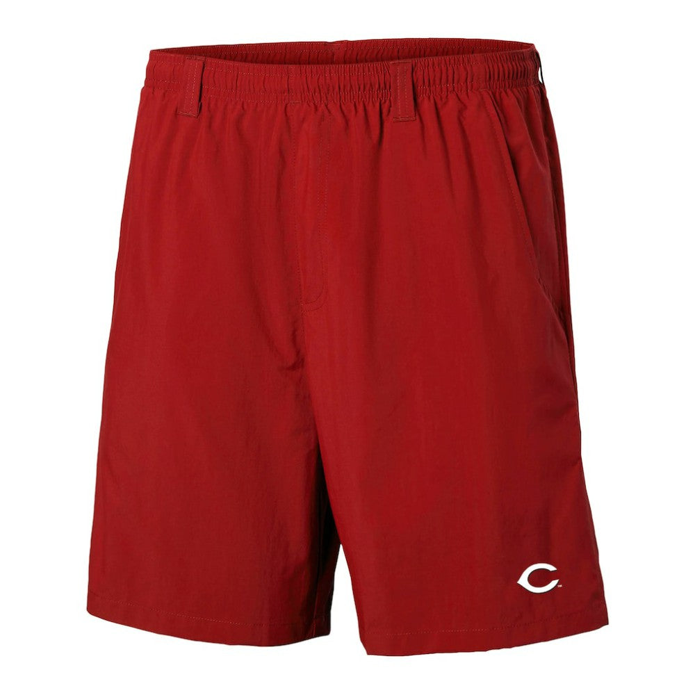 Red Cincinnati Reds Columbia PFG Backcast III Water Shorts