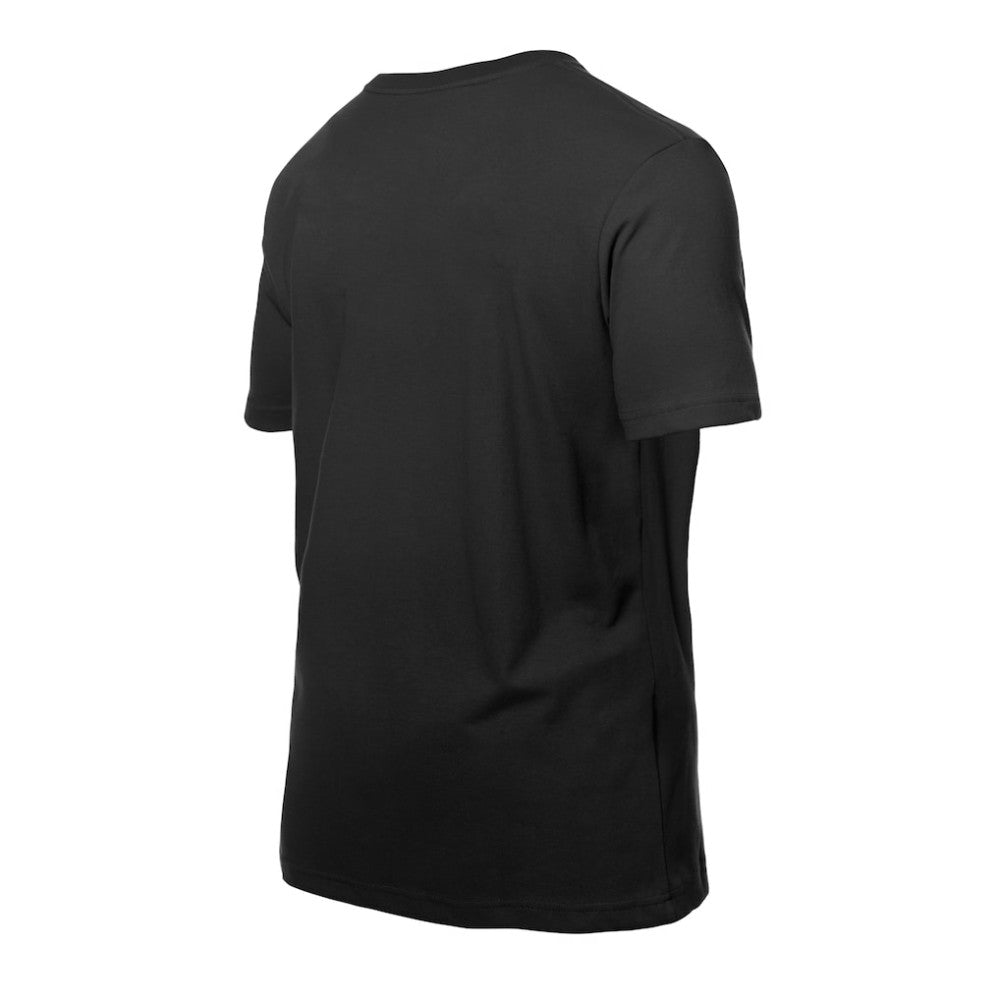 Black Los Angeles Dodgers New Era Dominican Republic Flag Logo T-Shirt