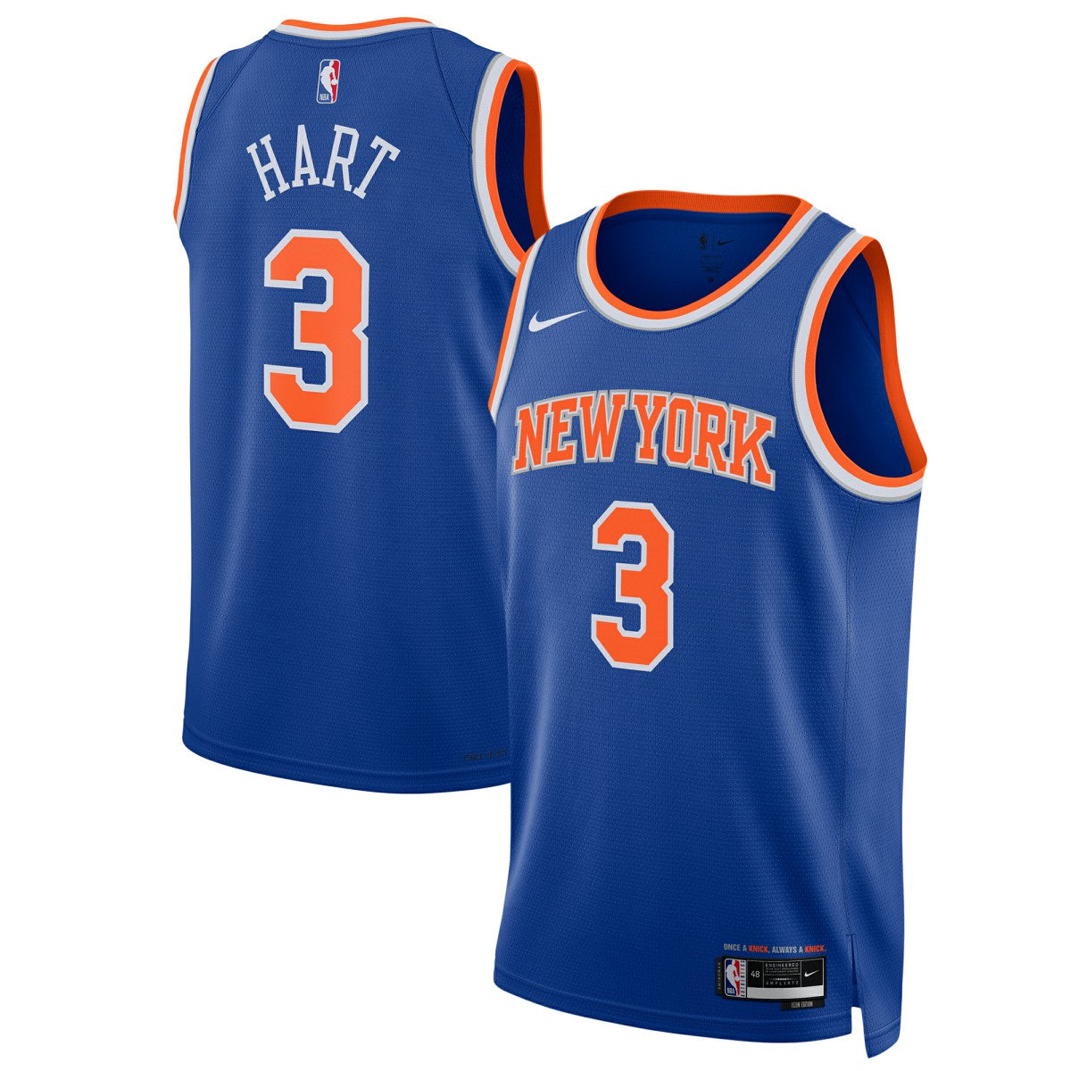 Nike Josh Hart New York Knicks Unisex Swingman Player Jersey