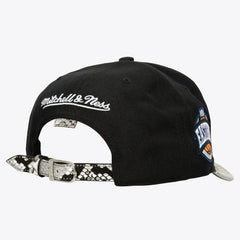 Mitchell & Ness Boston Celtics x Just Don I Love This Team Snakeskin Strapback Hat