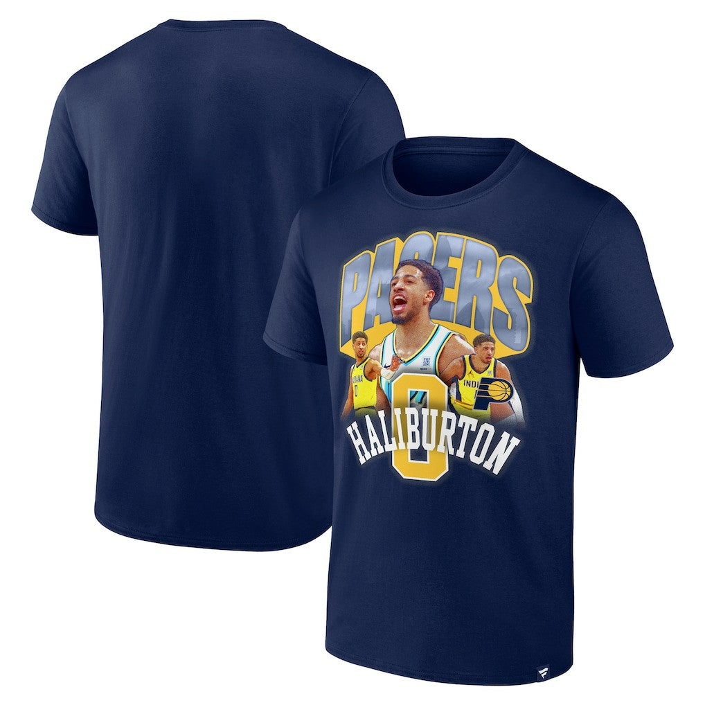 Fanatics Tyrese Haliburton Indiana Pacers Notorious 4.0 T-Shirt