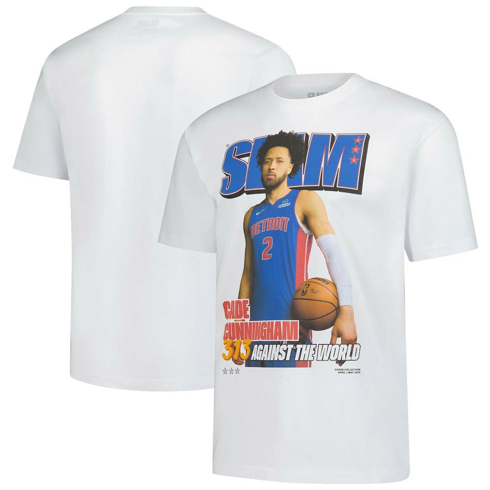 Cade Cunningham Detroit Pistons SLAM Unisex April/May 2025 Cover Graphic T-Shirt sale