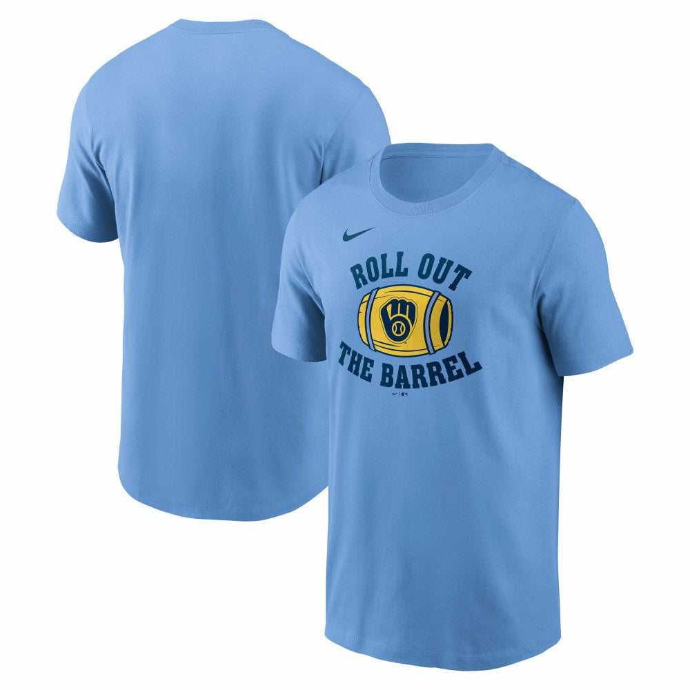 Light Blue Milwaukee Brewers Nike Local Hometown T-Shirt