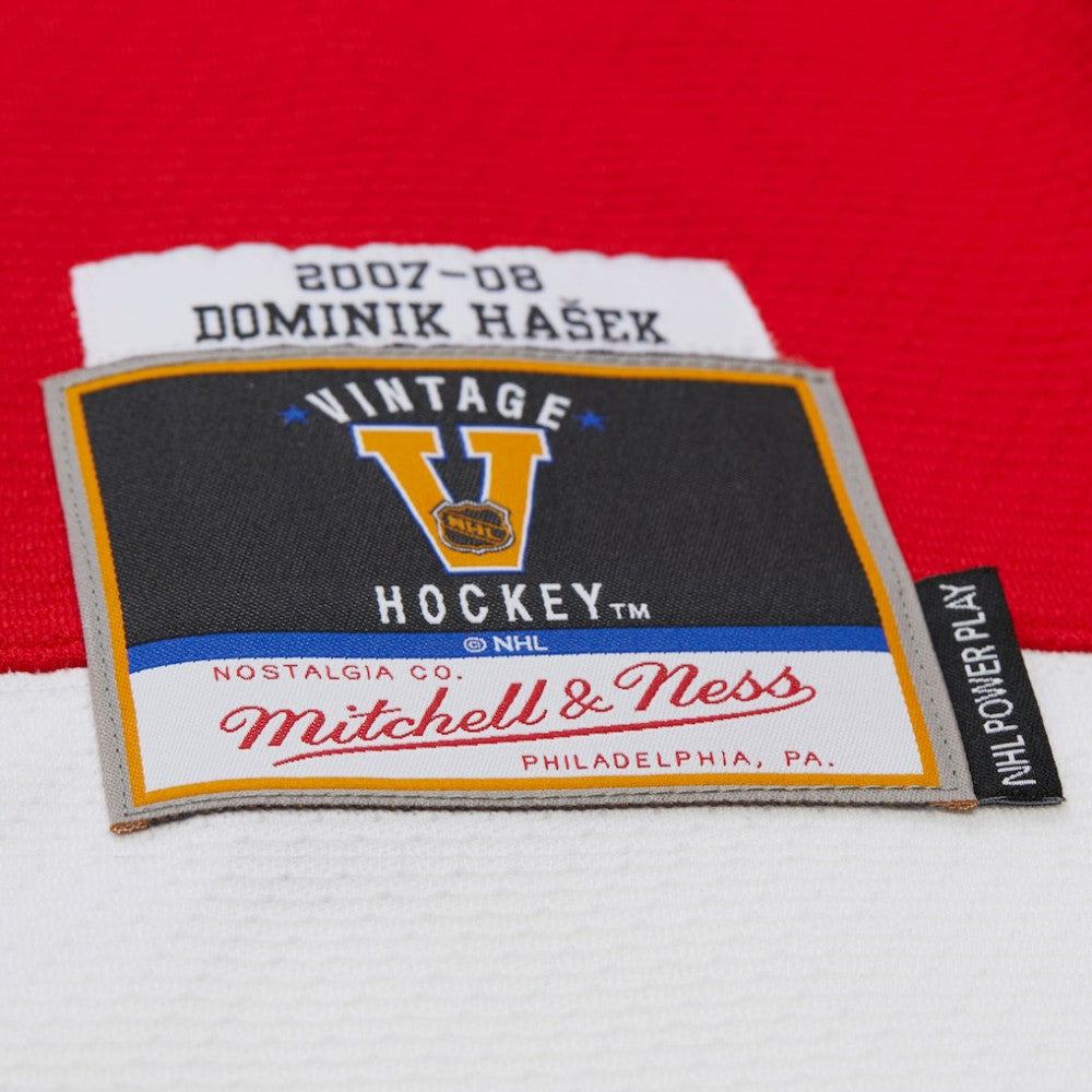 NHL Dominik Hasek Detroit Red Wings Mitchell & Ness 2007-08 Power Play Jersey