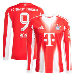 Harry Kane Bayern Munich 2025/26 Home Replica Long Sleeve Jersey