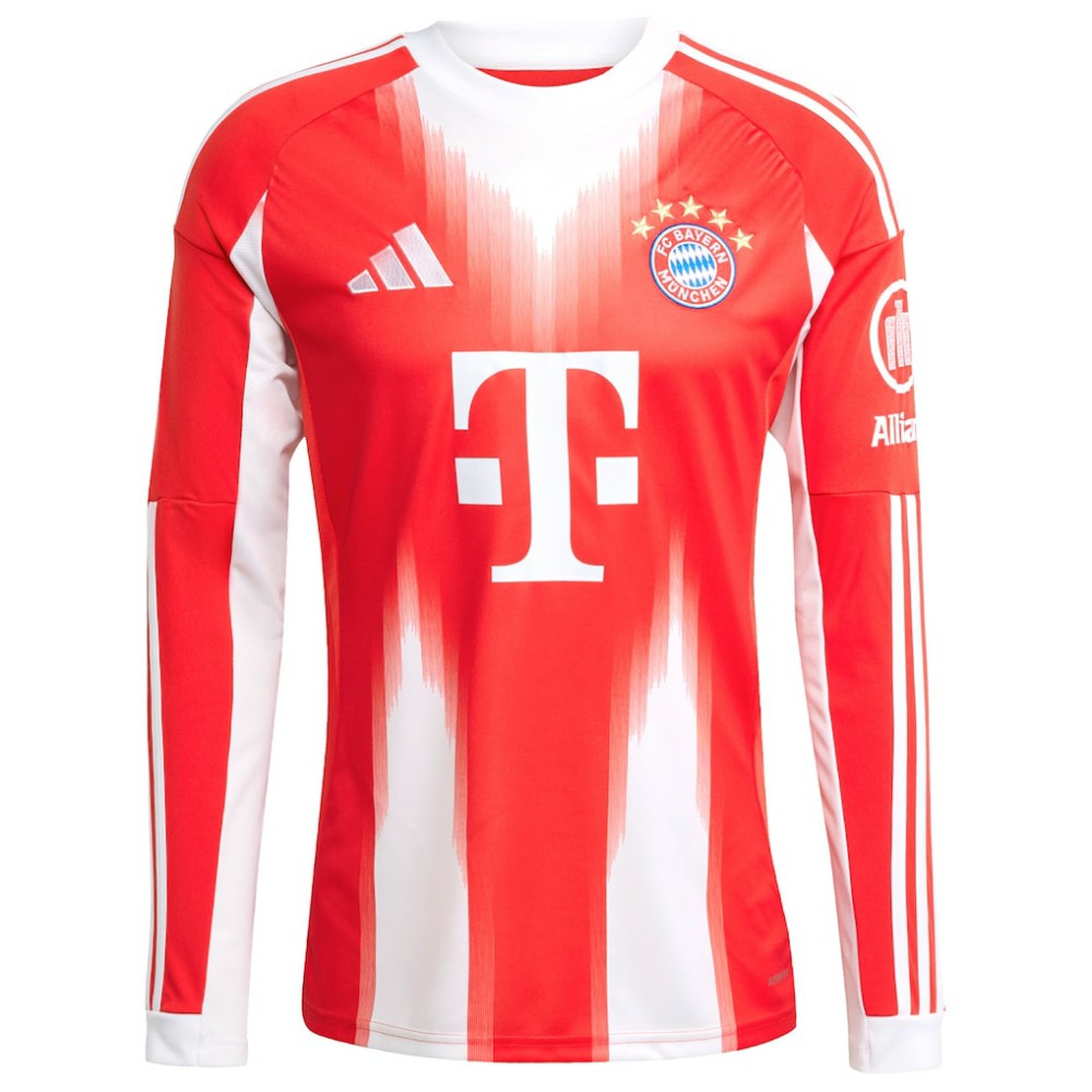 Harry Kane Bayern Munich 2025/26 Home Replica Long Sleeve Jersey