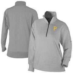 Gray Pittsburgh Pirates Columbia Women's Birchwood Hills Quarter-Zip Pullover