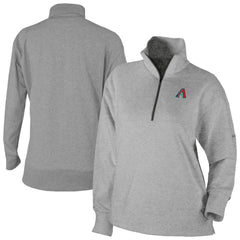 Gray Arizona Diamondbacks Columbia Women's Birchwood Hills Quarter-Zip Pullover
