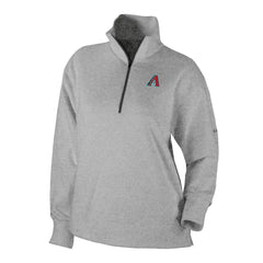 Gray Arizona Diamondbacks Columbia Women's Birchwood Hills Quarter-Zip Pullover