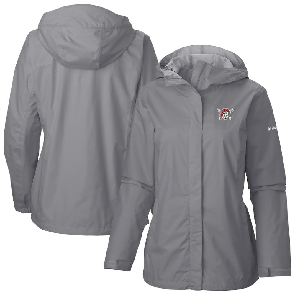 Gray Pittsburgh Pirates Columbia Women's Arcadia II Full Zip-Jacket