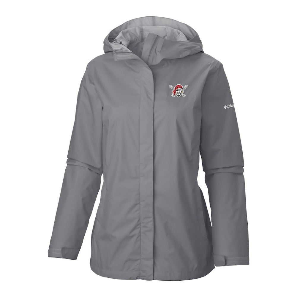 Gray Pittsburgh Pirates Columbia Women's Arcadia II Full Zip-Jacket