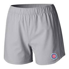 Gray Chicago Cubs Columbia Women's Tamiami Pull-On Shorts