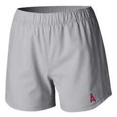 Gray Los Angeles Angels Columbia Women's Tamiami Pull-On Shorts