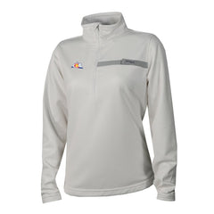 White Colorado Rockies Columbia Women's Skiff Guide Fleece Half-Zip Pullover Jacket