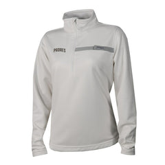 White San Diego Padres Columbia Women's Skiff Guide Fleece Half-Zip Pullover Jacket