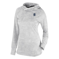 White Detroit Tigers Columbia Women's Omni-Wick Sunday Ball Raglan Pullover Hoodie
