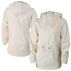 Cream San Diego Padres Columbia Women's Lily Park Full-Zip Rain Jacket