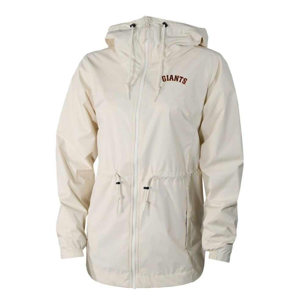 Cream San Francisco Giants Columbia Women's Lily Park Full-Zip Rain Jacket